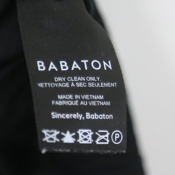 Aritzia Babaton Titan Straight-leg Linen Cargo Black Pants Size 0 - Picture 5 of 8